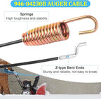 946-04230B Auger Cable for MTD Cub Cadet Craftsman Troy-Bilt Snow Blower, 47.5" Snowblower Auger Clutch Drive Cable Replaces 746-04230 946-04230A 746-04230B