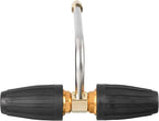 Tool Daily Gutter Cleaner Attachment for Pressure Washer, 2 Rotating Turbo Nozzle, 1/4 Inch Quick Connect, 3300 PSI