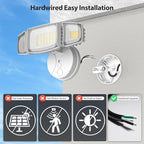 Olafus 80W Flood Lights Outdoor, Switch Controlled 8000LM LED Security Lights, IP65 Waterproof Outside Floodlights, 6500K Exterior Flood Light Fixture Wired for House Yard Porch Eave White