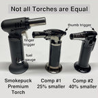 Cocktail Smoker Kit - Made in USA - Lifetime Warrenty - Apple+Cherry+Walnut Wood Chips - Create Smoked Old Fashioned - Great Bourbon Gift - Premium Torch & NEW Gift Box. (Includes Butane)
