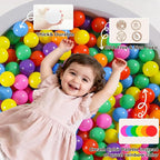 TRENDPLAY Plastic Balls for Ball Pits 2.2 Inch, Pack of 50 100 200 500 Hollow Balls, Perfect for Toddler Baby Pools,Party,Festival Decoration