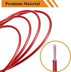 Pool Cover Cable and Winch - 100CW Heavy-Duty Pool Cover Cable and Ratchet for Securing Above Ground Swimming Pool Covers