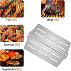 Grill Replacement Parts for Weber Genesis 300 Series E-310 E-320 E-330 S310 S320 S-330 EP310 EP320,2pack Heat Deflectors 65505 & 4pck Burner Tube 62752 & 5pack Flavorizer Bars 7620 7621