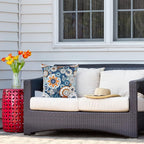 JMGBird Outdoor Throw Pillows Waterproof Set of 2 Patio Pillows 18×18 Inch Decorative Pillow for Bed, Couch, Sofa and Patio Furniture
