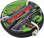 1/2inch 50ft Garden Soaker Hose Solid Brass Connector Heavy Duty Water Hose Perfect for Garden, Vegetable Leakproof Lightweight 50 FT Soaker Hose
