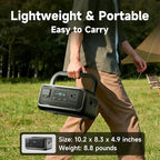 ALLPOWERS VOLIX P300 300W(600W peak) Portable Power Station with UPS Function,256Wh LiFePO4 Battery,100W PD Fast Charge,MPPT 110W Max,1-Hour AC Fast Charging,7 Ports for Home Backup,Office,RV,Camping