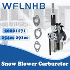 WFLNHB Carburetor Replacement for 20001171 LCT 254cc Snow Engine with Idle Down Control Replacement for Ariens 921023 921024 921030 921045 921046 921323 Snowblowers