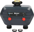 Eden 93442 2-Zone Bluetooth Water Timer for Smart Irrigation - Remote Control via App, Customizable Scheduling, and Water Delay Setting