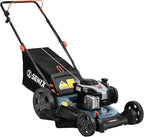 SENIX LSPG-M7 21'' Gas Push Lawn Mower, with 140 cc 4-Cycle Briggs & Stratton Engine, 3-in-1 Bagging, Mulching, and Side Discharge, 6-Position Dual Lever Height Adjustment, 16 Gallon Grass Bag