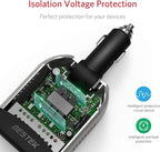 BESTEK 75W Power Inverter DC 12V to 110V AC Car Inverter Power Converter