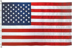 Super Tough 30ft x 50ft Nylon American Flag | Embroidered Stars and Sewn Stripes | Brass Grommets | Heavy-Duty Outdoor Flag | Fade Resistant American Flag Made in USA | All Weather Nylon