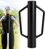 yarlung Fence Post Driver, 17 LBS Heavy Duty Hand Post Pounder with Handles for Metal U Posts, T Posts, Garden Wooden Fence, Black