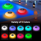 Sublume Solar Floating Pool Ligts, RGB Pool Accessories with 1000 MAH, IP65 Waterproof, Pool Decor Lights for Outdoor Swimming Inground and Above Ground Pools, Garden, Party-1 Pack