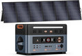 OSCAL 2400W Solar Generator with 500W Solar Panel, 1872Wh Power Station with 4 AC Outlets (5000W Peak), 1.45H Full Charging, APP Control Emergency Power Station for Home, Camping & RVs