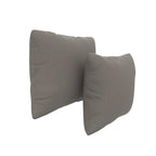 Covers & All Sunbrellla Outdoor Pillows for Patio Furniture, UV Fade Resistant & Waterproof Outdoor Sunbrella Lumbar Pillows, Set of 2 Inserts & Covers for Patios, Decks and Porches, Spectrum Graphite