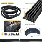 99-9313 Snow Blower Paddles with 55-8760 Scraper 95-6151 Belt Replaces Toro 125-1128, 55-9250, 55-9251, 88-0771 for Toro 3650 38516 CCR3650 CCR2000 CCR2400 CCR2450 CCR3000 CCR3650 Snowthrowers