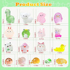 Luminous Mini Resin Figures to Hide, Tiny Resin Animals Variety Pack for Fairy Garden Accessories Outdoor, Glow in The Dark Miniature Figurines for Fish Tank Decorations 40 pcs