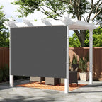 SUNNY GUARD Shade Cloth Custom Size 18x23 FT Sun Shade Screen Fabric Shade Cover Tarp with Grommets for Pergola Backyard Garden, Dark Grey(We Customized)