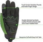 Thorn Proof&Puncture Resistant Gardening Gloves with Grip,Garden Glove for Women, Leather Yard Work Gifts