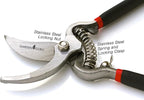 Garden Guru Classic Bypass Pruning Shears Clippers – Heavy Duty Forged Steel Pruners – Non Slip Comfort Grips – Cuts up to 1” Diameter – Professional Bypass Pruners Black - 1 Case (60 Pcs)