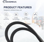 2Pack Snow Thrower Auger Belt 954-04195A Fits for Troy Bilt Cub Cadet Craftsman MTD 954-04195 754-04195 754-04195A - 1/2"x 37"