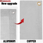 SUNNY GUARD Shade Cloth Custom Size 3x23 FT Sun Shade Screen Fabric Shade Cover Tarp with Grommets for Pergola Backyard Garden, Light Grey(We Customized)