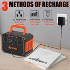 Takki 300W Portable Solar Generator 240Wh Portable Power Station with 40W Foldable Solar Panel, Power Bank with 110V AC Outlet USB DC for Emergency CPAP Outdoor Camping Home Use Blackout