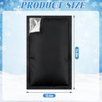 Outdoor Faucet Covers for Winter, 24.8" H×13.4" W - Waterproof Oxford Fabric Water Faucet Cover, Freeze Protection Outdoor Faucets Hose Bibs for Wall Taps Garden, Lawn, and Sprinkler Systems