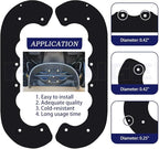 99-9313 Snow Blower Paddles with 133-5585 Scraper Replaces 99 9313, 88-0771, 125-1128, 55-9251, 55-9250 for Toro Power Clear 210R, 221, 421, 621R, 621Z, 621E, 721, 721E, 721R Snowthrowers