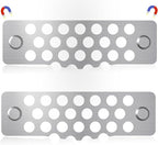 Rear Grease Gate for Blackstone Griddle,Blocks Food from Falling into Rear Grease Trap & Compatible with All Blackstone Griddle Accessories (2Pack)