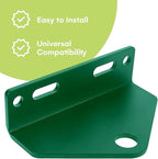 Noa Store | 5 Inch Lawn Mower Ball Hitch - Universal Zero Turn Trailer Hitch - Heavy-Duty Alloy Steel - Mower Hitch Adapter Accessory for Tractor - Including Installation Hardware (Green)