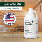 Sauna Cleaner - Natural Wood Cleaner & Deodorizer - Makes 10x More Solution - 1 Gallon (128 Fl Oz)