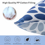 Outdoor Pillows, Pack of 2 Waterproof Decorative Throw Pillows with Inserts, 18”x18” Square Pillows for Couch, Sofa and Patio Furniture