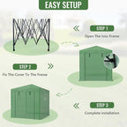 8X12 FT Pop Up Greenhouse,Greenhouse for Outdoors, Portable Walk-in Greenhouses with Roll-Up Zipper Door, PE Cover Greenhouses for Garden and Backyard, Easy Setup