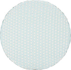 SAFAVIEH Outdoor Collection California Baby Blue/White Bistro Table (Fully Assembled)
