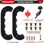 99-9313 Snow Blower Paddles Replaces 125-1128 88-0771 55-9250 55-9251 55-9252 73-046 780-180 for Toro 210R 621 720E 721E 721r CCR2000 CCR2400 CCR2400E CCR2450 CCR2500 CCR3650 Snowthrower