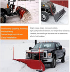 Snow Plow Blade Markers Guides Kit 304 Stainless Steel Joint Bright Orange 36'' Upgrade Lengthen Thicken High Visibility Never Break Never Rust Fit for Boss Western Snowplows and More