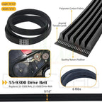99-9313 Snow Blower Paddles with 55-8760 Scraper 55-9300 Belt Replaces Toro 125-1128, 55-9250, 55-9251, 88-0771 for Toro 38518 CCR2000 CCR2400 CCR2400E CCR2400R CCR2500 CCR3000 Snowthrowers