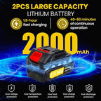 Chainsaw 6 Inch Mini Electric Chainsaw Cordless with 2 Pack Rechargeable Batteries, Battery Powered Handheld Saw for Trees Trimming Wood Cutting, Perfect Gardening Tools for Men Dad Husband