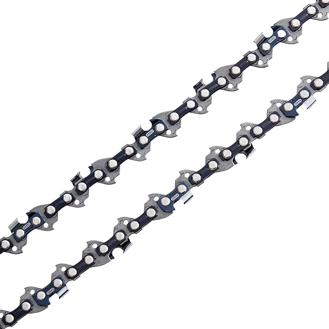 KAKEI DeWalt Pole Saw Chain 8 Inch 3/8" LP Pitch .043" Gauge 34 Drive Links Fits DeWalt 20V DCPS620/DCCS623B, Craftsman CMCCSP20, 79240 - DWO1DT608, R34 (3 Chains) - Semi Chisel