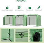 Greenhouses for Outdoors Heavy Duty, Large Walk in Green Houses for Outside with Roll-Up Door & Reinforced Frame