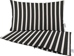 RSH DECOR: Sunbrella Pillow Covers Set of 2 | Covers Only - 26" x 16" | Outdoor Lumbar Pillow Covers Crafted with Sunbrella Performance Fabric | Shore Classic