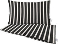 RSH DECOR: Sunbrella Pillow Covers Set of 2 | Covers Only - 20" x 12" | Outdoor Lumbar Pillow Covers Crafted with Sunbrella Performance Fabric | Shore Classic