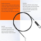 Hipa 946-04230b Auger Cable for MT-D Cub Cade Craftman, 946-04230 946-04230A 746-04230 746-04230A 746-04230b Snow Blower