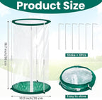 Nuanchu 2 Pieces Mini Greenhouse 19.7 x 10.2 Inch Portable Plant Flowers Mini Cover PVC Clear Greenhouse for Indoor Outdoor Gardening