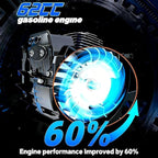 62cc Gas Chainsaw, 3.5-HP, 18 Inch Chain Saw, Gas Powered Chainsaws, 2-Stroke Gasoline Power Chain Saws with Automatic Oiler for Wood Cutting, Easy-Start, Black