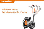 GPW3200 Gas Powered Foldable Pressure Washer 3200 PSI and 2.5 GPM, Soap Tank and Five Nozzle Set | Compact & Foldable