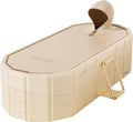 47''Portable insulated bathtub, Ice Bath Tub for Athletes, Inflation-free bathtub for shower, Ice Plunge Tub with Cover, Baths at Home & Outdoor（with Cover）
