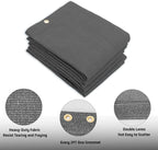 SUNNY GUARD Shade Cloth Custom Size 10x22 FT Sun Shade Screen Fabric Shade Cover Tarp with Grommets for Pergola Backyard Garden, Dark Grey(We Customized)