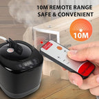Wood Bending Steam Generator –1350W Electric Wood Steamer Kit with 9-Stage Power, 10m Remote, Triple Safety – Steam Box for Wood Projects & Curved Designs -Steam Box Plan/Accessories
